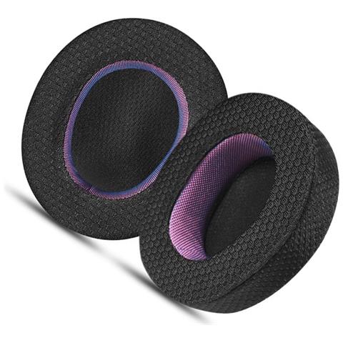 Cuscinetti Auricolari Di Ricambio Per Steelseries Arctis Nova Pro - Nero E Viola Versione Bluetooth - Foto 1