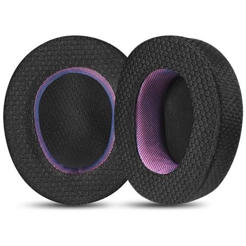 Cuscinetti Auricolari Di Ricambio Per Steelseries Arctis Nova Pro - Nero E Viola Versione Bluetooth - Foto 2