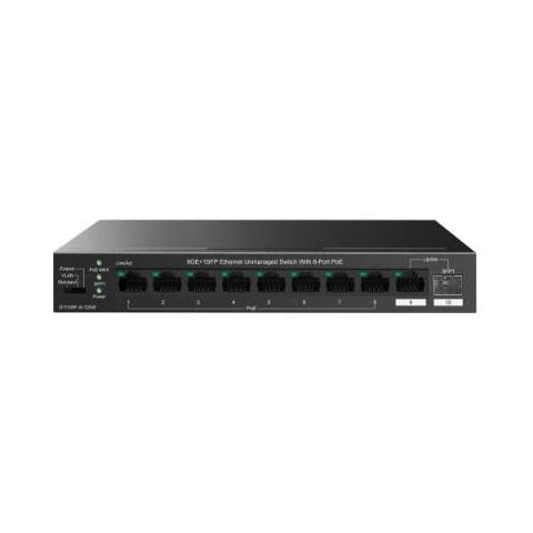 Switch   G1110pf-8-120w 9p Gigabit Ethernet+1p Sfp Di Cui 8p Poe Max Output Per Porta 30w- Totale 120w - Foto 1