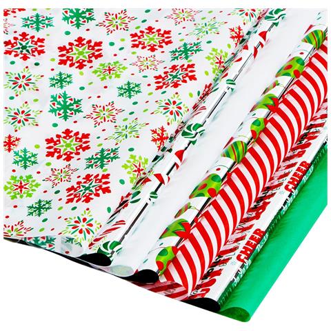 Carta Regalo Di Natale 50x50cm - 150 Pezzi Per Un Magico Confezionamento Rel! - Foto 1