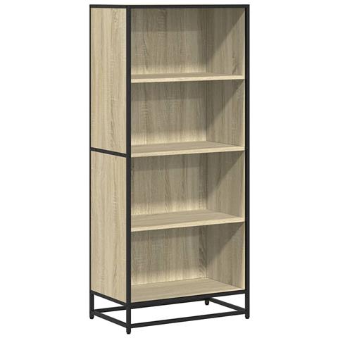 Libreria Rovere Sonoma 60x35x139 Cm In Truciolato - Foto 2