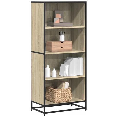 Libreria Rovere Sonoma 60x35x139 Cm In Truciolato - Foto 1