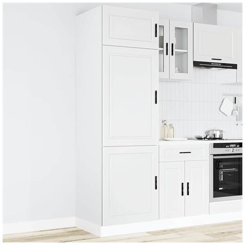 Armadio Da Cucina Porto Bianco In Legno Multistrato - Foto 1