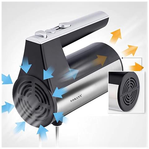 Frullatore A Mano Doppio Con Fruste Da 300w, 5 Velocità E Funzione Turbo. - Foto 2