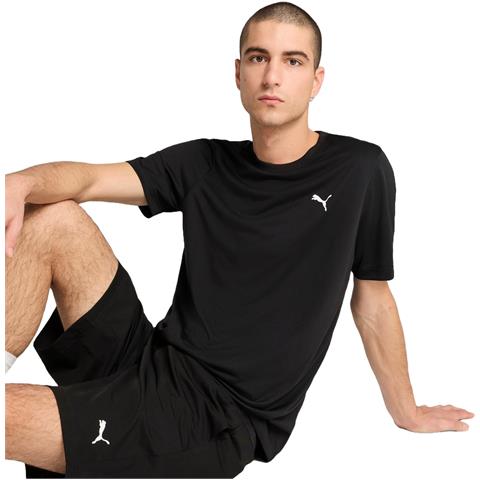 Ess Small Logo Poly Tee 68254201, Uomini, Nero, L - Foto 1