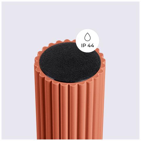 Lampada Da Soffitto Halo Rosso Ocra Ip44 Sl. 1728 - Moderno Lampada Da Soffitto Ocra Rossa 21x12x12 Cm - Foto 8