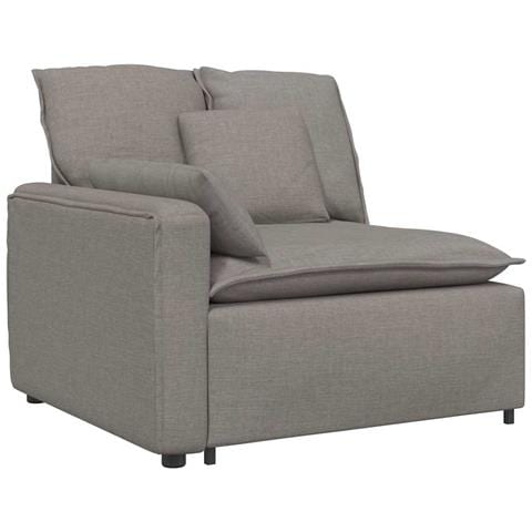 Modulo Terminale Bracciolo Divano Modulare con Cuscini 100 cm - Foto 1