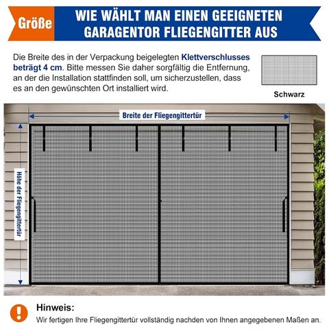 Tenda Zanzariera Magnetica In Fibra Di Vetro Per Garage - Installazione Semplice Senza Fori Grey S - Foto 7