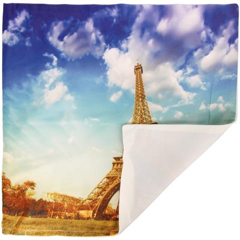 Set Di 2 Copricuscini 40x40 Cm Design Torre Eiffel Antica - Foto 5