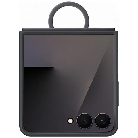 Galaxy Z Flip7 Ring Case (silicone) Black - Foto 1