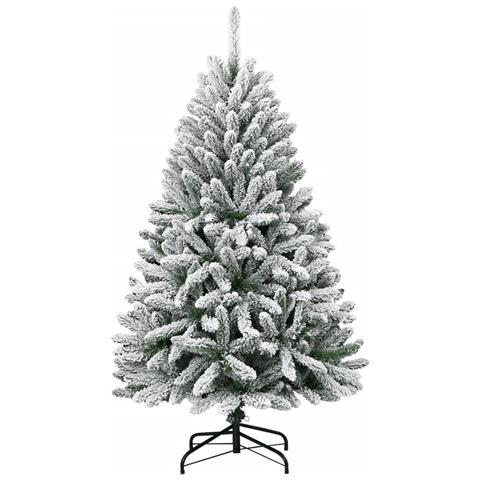 Lusso Casadino -  Albero Natale Artificiale Incernierato Con Neve Fioccata 120 Cm - Foto 1