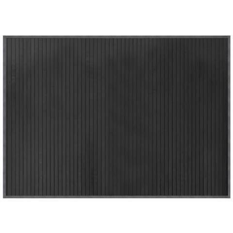 Tappeto Rettangolare Grigio 70x100 cm in Bambù - Foto 1