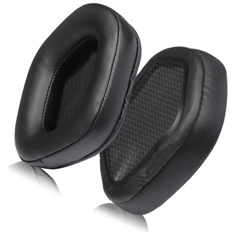 Cuscinetti Auricolari Di Ricambio In Pelle Proteica Compatibili Con Cuffie Siberia K03 Cablate/k03s - Nero (2 Pezzi) - Foto 3