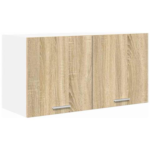 Armadio pensile con porta Riga Rovere Sonoma 80 x 31 x 40 cm - Foto 1