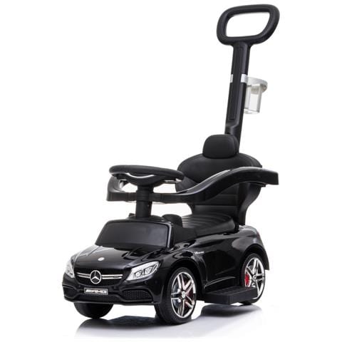 Cavalcabile spingi-camminatore Mercedes 3in1 AMG auto grande per bambini nera - Foto 4