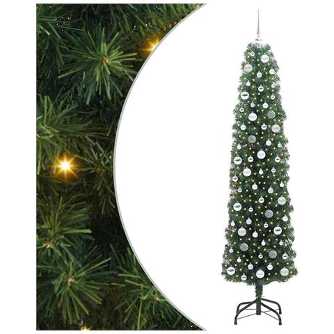 Albero di Natale artificiale con 300 LED Verde 210 cm - Foto 1