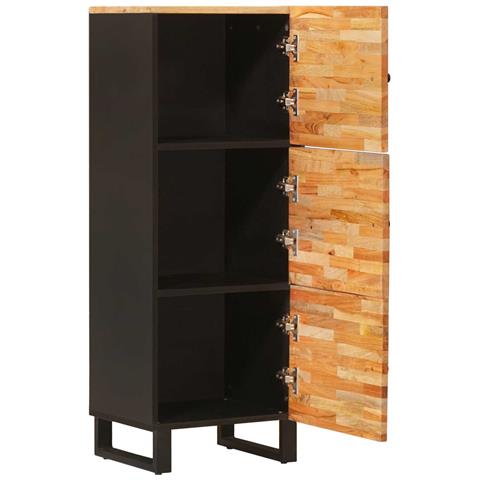 Alto Mobile da Stoccaggio con porta Marrone 40 x 33 x 110 cm - Foto 2