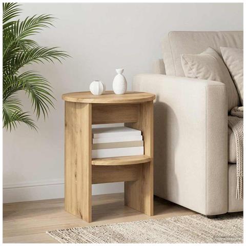 Mobile laterale Rovere Artigianale Ø40 x 50 cm - Foto 2