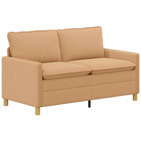 Divano Beige 156 x 81 x 87,5 cm Tessuto - Foto 1