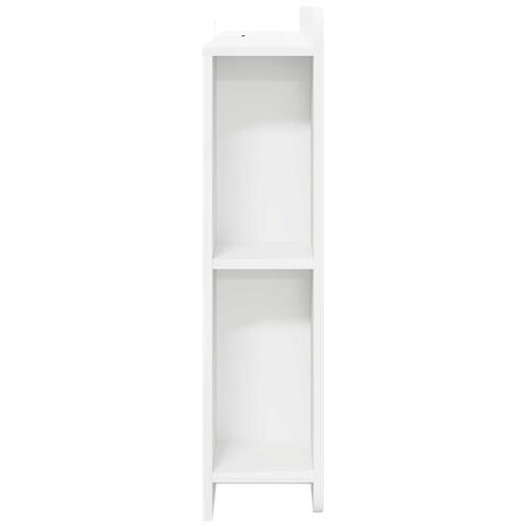 Testata del letto Bianco Lucido Legno ingegnerizzato - Foto 8