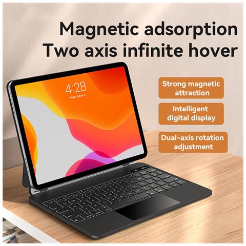 Custodia con Tastiera per Apple iPad Pro 12 - Foto 2