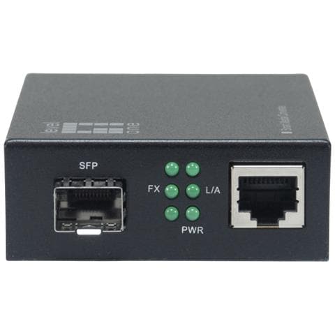 GVM-2000 convertitore multimediale di rete 1000 Mbit /s Nero - Foto 1