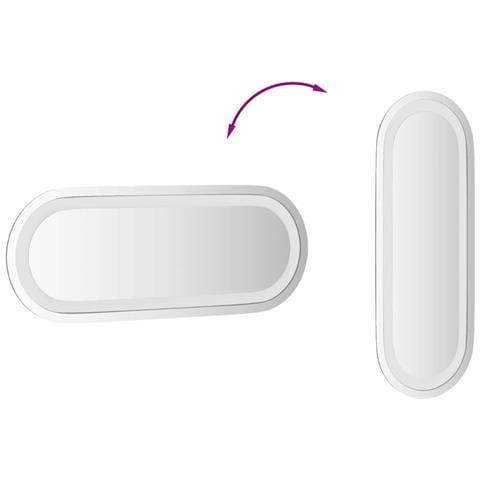 Specchio da Bagno LED 40x15 cm Ovale - Foto 9