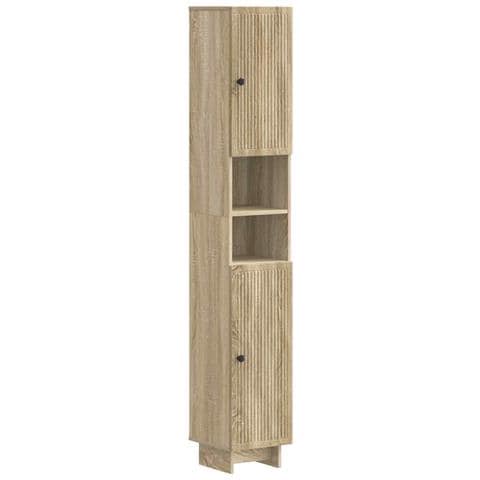 Set di Armadi da Bagno da 2 Pezzi EDE Rovere Sonoma - Foto 2