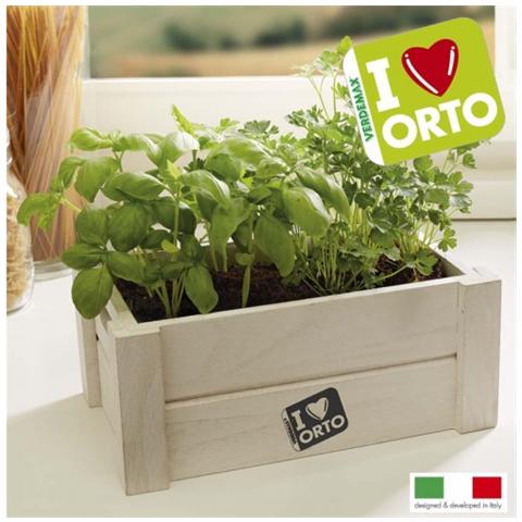 Kit Composto Da Cassetta In Legno, Terriccio, Semi Alta Germinabilità Basilico - Prezzemolo - Foto 4
