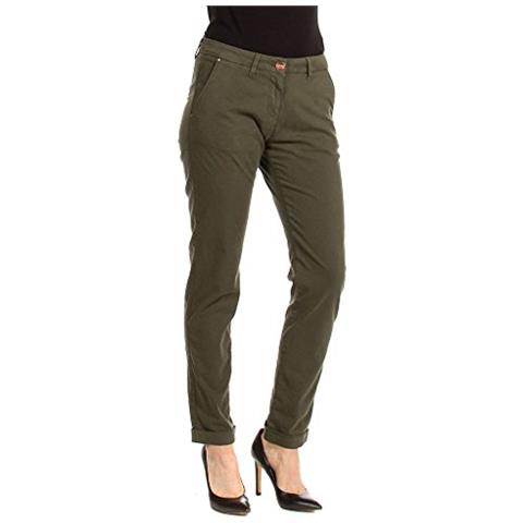 CARRERA JEANS - Carrera Pantalone In Gabardina Stretch Mod. t780 Donna  Verde L - ePRICE