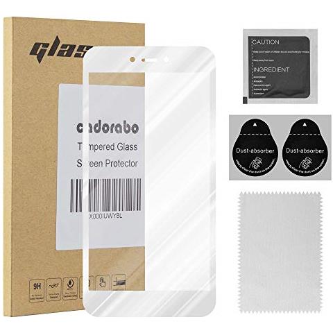 Pellicola Armatura A Schermo Intero Compatibile Con Xiaomi Redmi Note 5a In Trasparente Con Bianco - Vetro Temperato (tempered) Di Protezione Del Display In Durezza 9h Con 3d Touch - Foto 1