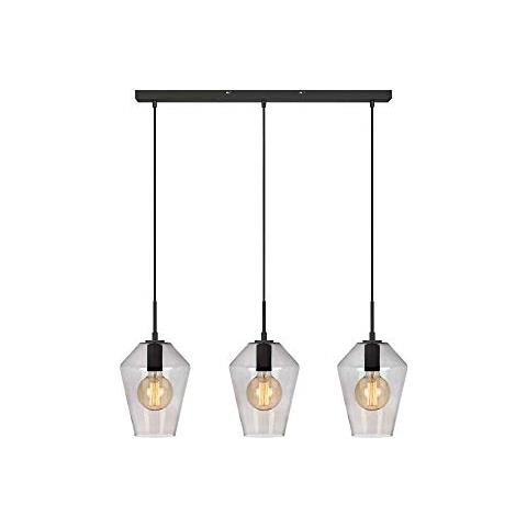 107132 Lampadario, Glass, 60 W, Black - Foto 1