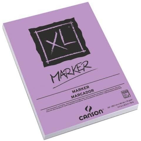 Blocco Collato Lato Corto Xl Marker Bianco 70 G / m² 100 Fogli A3 C200297237 - Foto 1