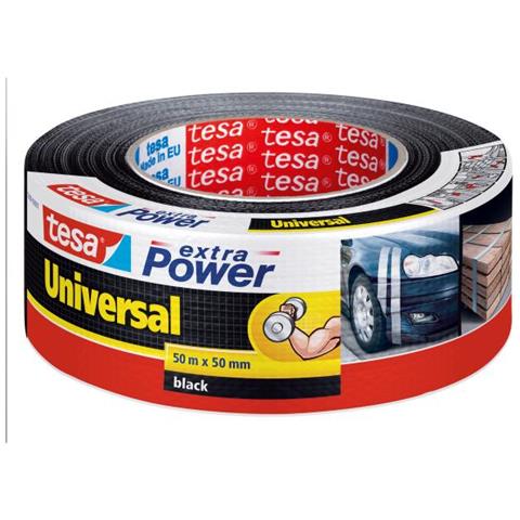 Te56389-00001-05 Cinta Americana Extra 50mx50mm Universal Power Negra, Nero, 50m X 50mm - Foto 2