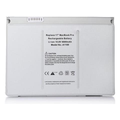 Batteria Per Apple Macbook Pro 17"" Fino Late 2008 (equiv. To Ma458g)  - Foto 1