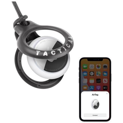 Custodia Originale Ciondolo Per Apple Airtag Beam Rugged Asphalt Black - Foto 5