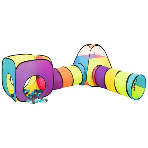 Tenda Da Gioco Per Bambini 250 Palline Multicolore 190x264x90cm - Foto 10