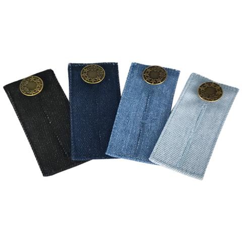 Estensore Per Bottoni In Vita Per Jeans, Confezione Da 4 72x35x3 Mm - Foto 1