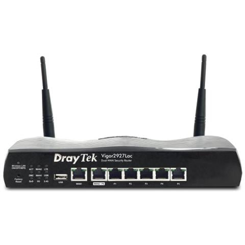 Vigor 2927Lac router wireless Gigabit Ethernet Dual-band (2.4 GHz / 5 GHz) 4G Nero - Foto 1
