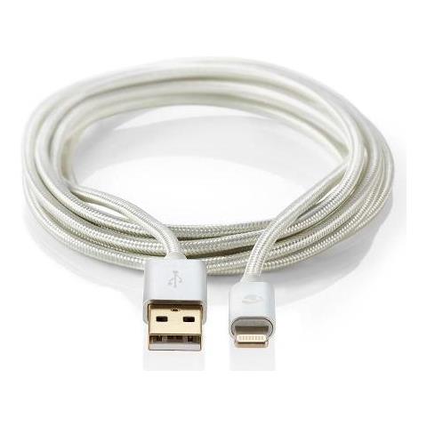 Cctb39300al10 Cavo Per Cellulare Alluminio Usb A Lightning 1 M - Foto 1
