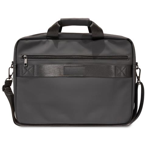 Borsa Porta Pc Per Computer Portatile 15'' Middle Stripe, Nero - Foto 3