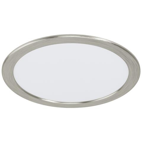 Faretto Ad Incasso Moderno Fueva 5 Acciaio Nichel Satinato Led Integrato 17w - Foto 2