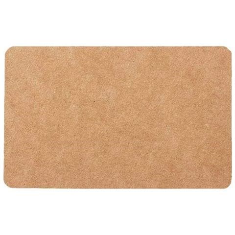 Biglietti Da Visita Kraft, Vuoti Non Stampati Confezione Da 100, 3,5"" X 2,2"" - Foto 1