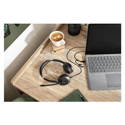 Jabra Evolve2 30 SE MS Stereo - Cuffie - Cuffie - Sopra l'Orecchio - Cablate - USB-C, USB-A - Foto 2