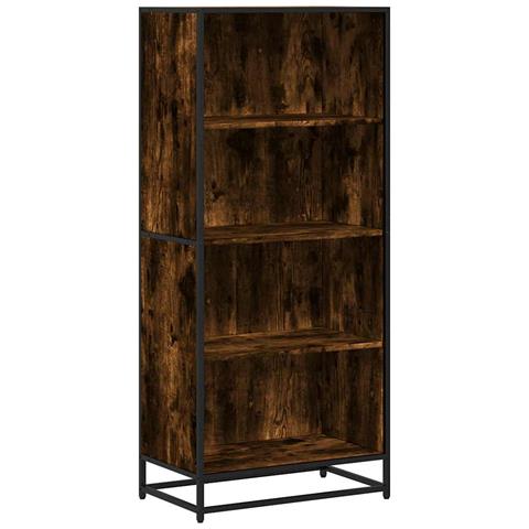 Libreria Rovere Fumo 60x35x139 Cm In Truciolato - Foto 2