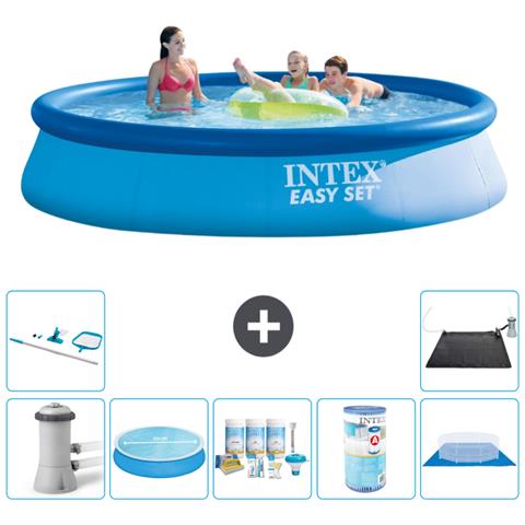 Piscina Fuori Terra - In Giro - 396x84 Cm - Blu - Include Accessori Coordinati A1141 - Foto 1