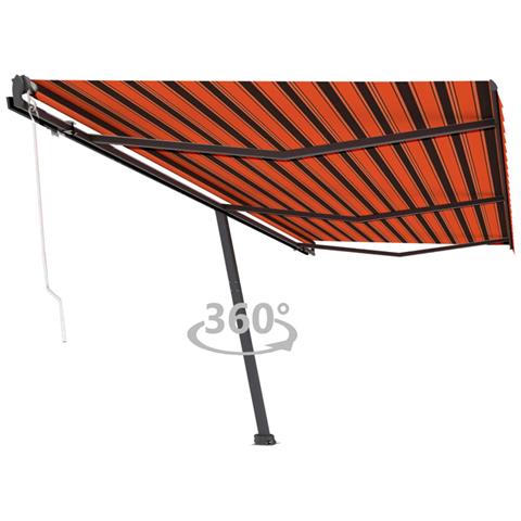 Tenda Da Sole Autoportante Automatica 600x300cm Arancio Marrone - Foto 2