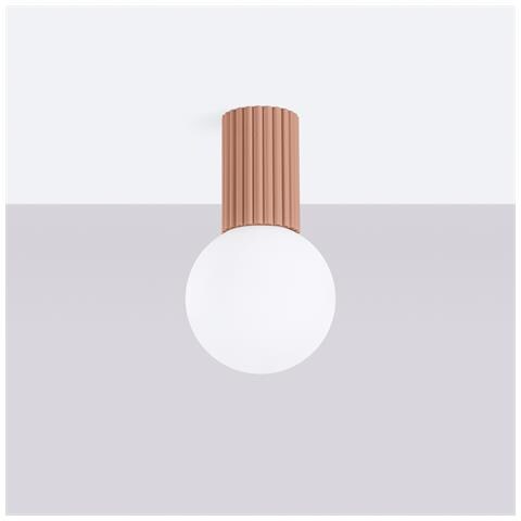 Lampada Da Soffitto Halo Moka Ip44 Sl. 1733 - Moderno Lampada Da Soffitto Moka 21x12x12 Cm - Foto 2