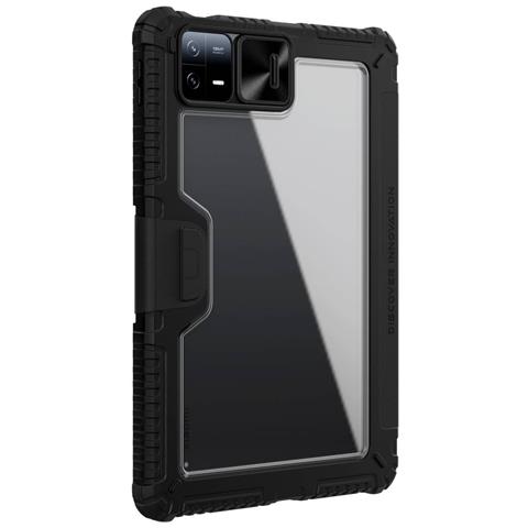 Custodia Di Supporto Per Xiaomi Pad 6 / 6 Pro Bumper Pro Con Copertura Della Fotocamera, Nero - Foto 2