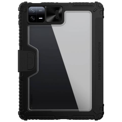 Custodia Di Supporto Per Xiaomi Pad 6 / 6 Pro Bumper Pro Con Copertura Della Fotocamera, Nero - Foto 3